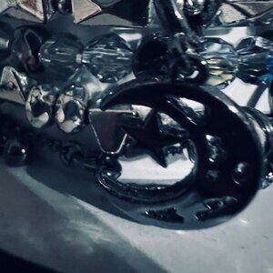 BOMB PARTY MOON AND STAR BRACELET STACK